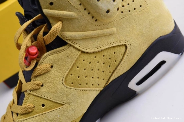 Kick Theory X SCOTT TRAVIS CN1084-300 YELLOW JORDAN 6 AIR 0630